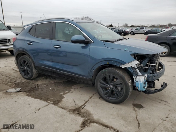 2024 Buick Encore GX Sport Touring with VIN KL4AMDSL1RB009342, listed as a Copart auction lot 46479465 with 50,498 mi miles and Salvage Title. Bid and sale history available at carsss.com. Image 4.