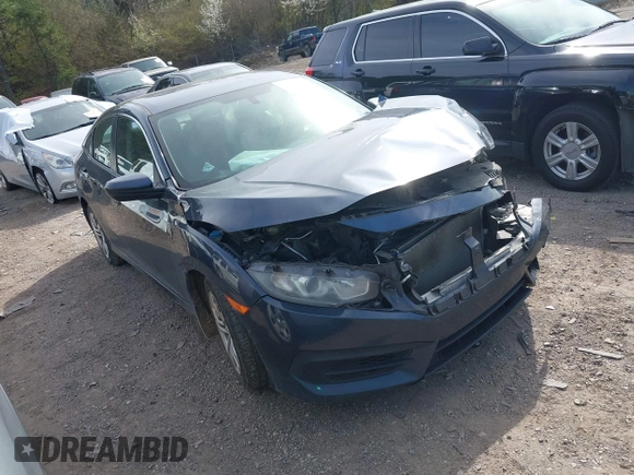 2016 Honda Civic Sedan LX with VIN 19XFC2F54GE080730, listed as a IAAI auction lot 41741400 with 172,987 mi miles. Bid and sale history available at carsss.com. Image 1.