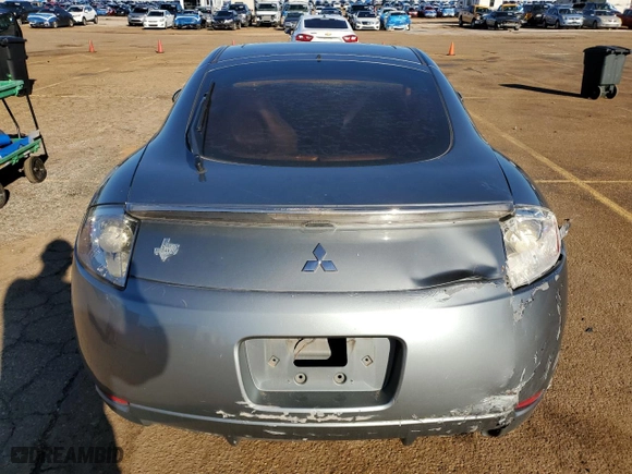 2007 Mitsubishi Eclipse GT with VIN 4A3AK34T27E002301, listed as a Copart auction lot 45931345 with 226009 miles and Salvage Title. Bid and sale history available at carsss.com. Image 6.