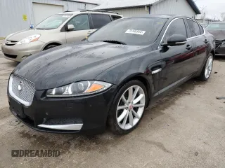 2015 Jaguar XF V6 Portfolio with VIN SAJWA0F78F8U87018, listed as a Copart auction lot 79106944 with 108,752 mi miles and Salvage Title. Bid and sale history available at carsss.com. Image 1.