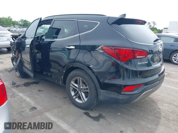 2017 Hyundai Santa Fe 2.4L with VIN 5NMZUDLB0HH037142, listed as a IAAI auction lot 42323880 with 87,396 mi miles and . Bid and sale history available at DreamBid. Image 3.