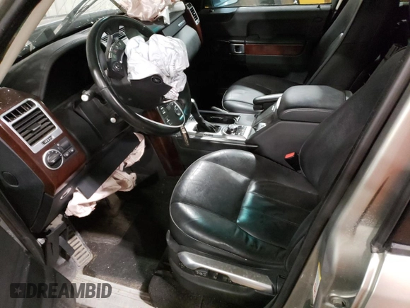 2010 Land Rover Range Rover HSE with VIN SALME1D47AA308857, listed as a Copart auction lot 77807334 with 122,216 mi miles and Salvage Title. Bid and sale history available at carsss.com. Image 7.