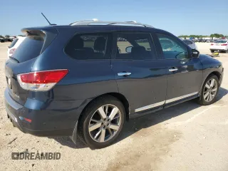 2015 Nissan Pathfinder S with VIN 5N1AR2MNXFC614018, listed as a Copart auction lot 52442435 with 109,943 mi miles and Salvage title. Bid and sale history available at DreamBid. Image 3.