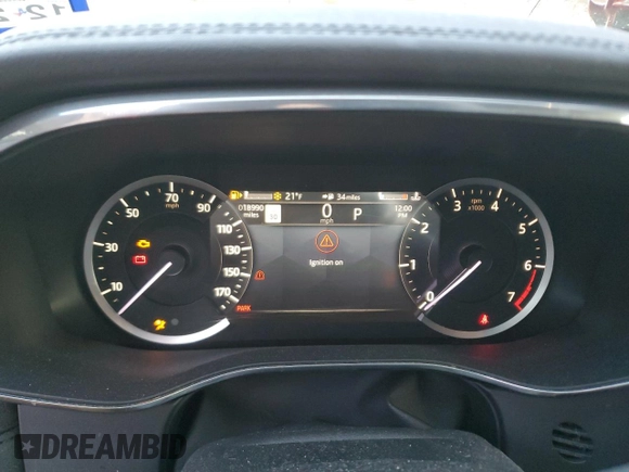 2023 Jaguar F-Pace S with VIN SADCJ2EX9PA712110, listed as a Copart auction lot 42532055 with 18,990 mi miles and Salvage title. Bid and sale history available at DreamBid. Image 9.