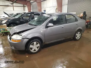 2006 Chevrolet Aveo LS with VIN KL1TD56646B553734, listed as a Copart auction lot 88496205 with 156,610 mi miles and Clean title. Bid and sale history available at DreamBid. Image 1.