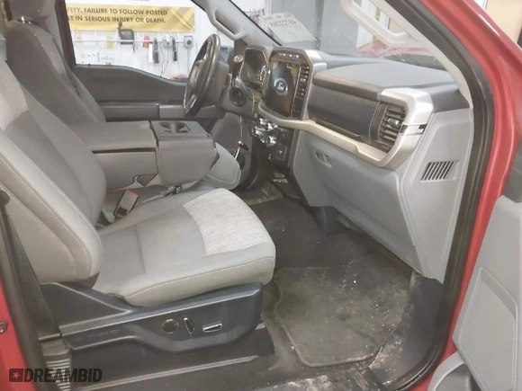 2021 Ford F-150 XL with VIN 1FTFW1ED5MFA91022, listed as a IAAI auction lot 41722265 with 44,456 mi miles. Bid and sale history available at carsss.com. Image 5.