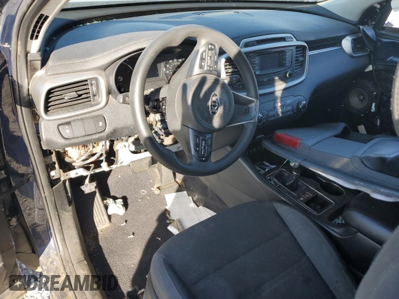 2018 Kia Sorento LX V6 with VIN 5XYPGDA59JG416751, listed as a Copart auction lot 48550805 with 0 mi miles and Salvage Title. Bid and sale history available at carsss.com. Image 8.
