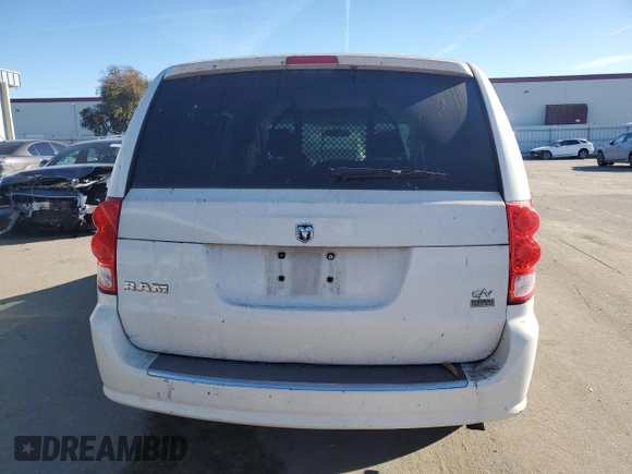 2013 Ram Cargo Van Tradesman with VIN 2C4JRGAG8DR544871, listed as a Copart auction lot 42063735 with 186,441 mi miles and Clean Title. Bid and sale history available at carsss.com. Image 6.