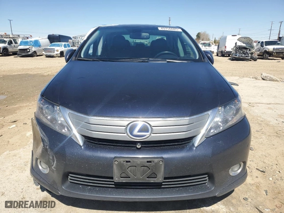 2010 Lexus HS 250h with VIN JTHBB1BA3A2036820, listed as a Copart auction lot 49750085 with 239,998 mi miles and Salvage Title. Bid and sale history available at carsss.com. Image 5.