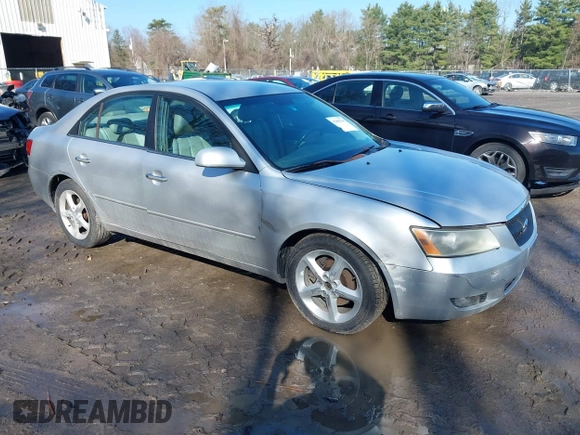 2006 Hyundai Sonata GLS with VIN 5NPEU46F96H038691, listed as a IAAI auction lot 42006706 with 125,836 mi miles and . Bid and sale history available at DreamBid. Image 1.