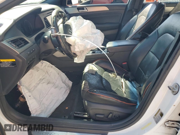 2015 Hyundai Sonata Sport with VIN 5NPE34AB2FH073595, listed as a Copart auction lot 53607015 with 281,337 mi miles and Salvage Title. Bid and sale history available at carsss.com. Image 7.