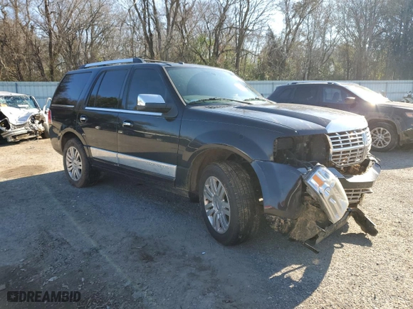 2012 Lincoln Navigator with VIN 5LMJJ2H55CEL07466, listed as a Copart auction lot 87793555 with 213,802 mi miles and Salvage Title. Bid and sale history available at carsss.com. Image 4.