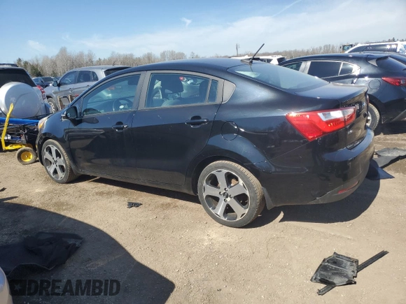 2015 Kia Rio EX with VIN KNADN4A33F6501650, listed as a Copart auction lot 49831145 with 210,007 mi miles and Salvage Title. Bid and sale history available at carsss.com. Image 2.