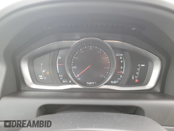 2016 Volvo XC60 T5 Premier with VIN YV4612RK5G2825535, listed as a Copart auction lot 84975144 with 74,677 mi miles and Salvage Title. Bid and sale history available at carsss.com. Image 9.