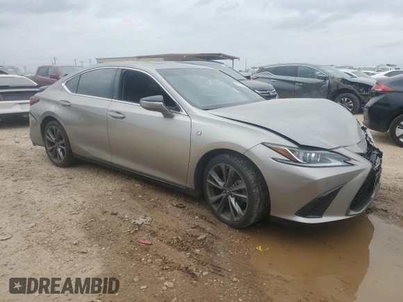 2021 Lexus ES with VIN 58AGZ1B19MU084872, listed as a Copart auction lot 44004425 with 65,257 mi miles and Salvage Title. Bid and sale history available at carsss.com. Image 4.