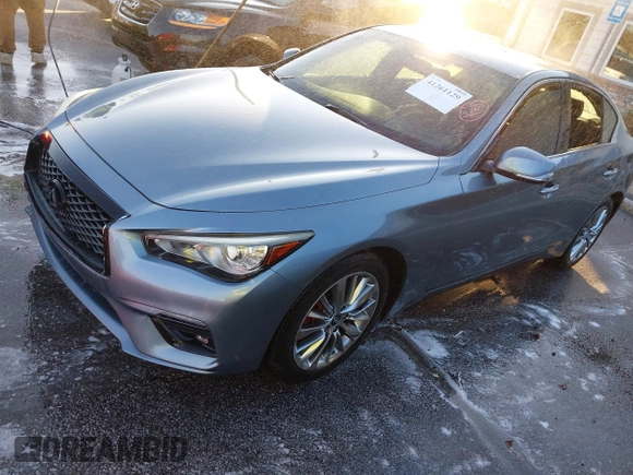 2018 Infiniti Q50 Sport z VIN JN1EV7AP1JM359110, wystawiony jako IAAI lot #41261129 z przebiegiem 164 675 mil mil oraz . Historia ofert i sprzedaży dostępna na DreamBid. Obrazek 2.