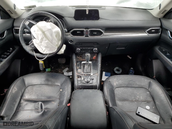 2018 Mazda CX-5 Grand Touring with VIN JM3KFBDM3J0317179, listed as a Copart auction lot 43535955 with 64,647 mi miles and Salvage Title. Bid and sale history available at carsss.com. Image 8.