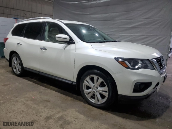 2018 Nissan Pathfinder SV with VIN 5N1DR2MM8JC606268, listed as a Copart auction lot 48421475 with 63,021 mi miles and Salvage Title. Bid and sale history available at carsss.com. Image 4.