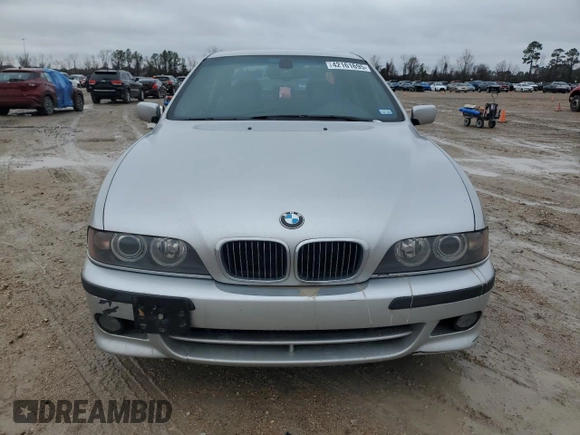 2003 BMW 5 Series 540iA with VIN WBADN63423GS56847, listed as a Copart auction lot 42161695 with 239,003 mi miles and Salvage Title. Bid and sale history available at carsss.com. Image 5.