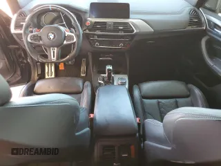 2020 BMW X3 M Competition with VIN 5YMTS0C0XL9B25357, listed as a Copart auction lot 62600425 with 48,810 mi miles and Salvage title. Bid and sale history available at DreamBid. Image 8.