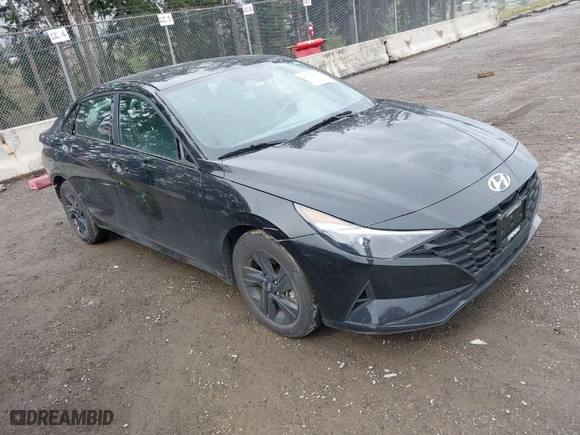 2023 Hyundai Elantra SEL with VIN 5NPLM4AG7PH090765, listed as a IAAI auction lot 41777838 with 11,785 mi miles. Bid and sale history available at carsss.com. Image 1.