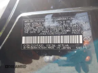 2014 Lexus IS 350 z VIN JTHCE1D2XE5002069, wystawiony jako IAAI lot #42360272 z przebiegiem 91 558 mil mil oraz . Historia ofert i sprzedaży dostępna na DreamBid. Obrazek 9.