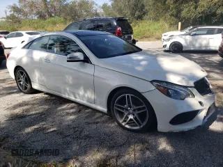 2017 Mercedes-Benz E-Class E 400 with VIN WDDKJ6FB1HF355145, listed as a Copart auction lot 73563614 with 0 mi miles and Salvage Title. Bid and sale history available at carsss.com. Image 4.