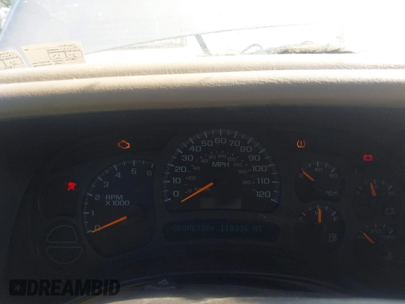2005 Chevrolet Tahoe LT with VIN 1GNEK13T05R150003, listed as a IAAI auction lot 42581039 with 110,336 mi miles and . Bid and sale history available at DreamBid. Image 7.