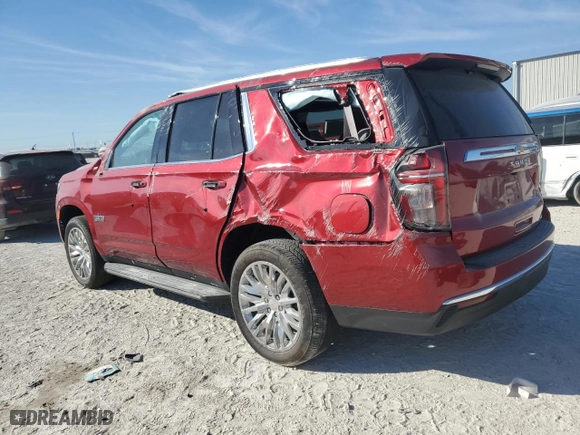 2023 Chevrolet Tahoe LT with VIN 1GNSCNKD0PR482723, listed as a Copart auction lot 77810694 with 8,341 mi miles and Salvage Title. Bid and sale history available at carsss.com. Image 2.