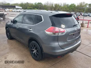 2015 Nissan Rogue SL with VIN 5N1AT2MT4FC773875, listed as a IAAI auction lot 41803439 with 206,399 mi miles. Bid and sale history available at carsss.com. Image 3.