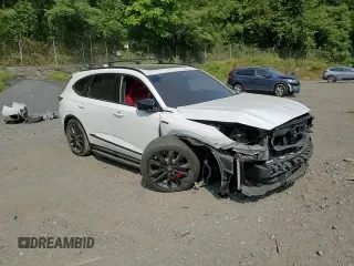 2022 Acura MDX Type S w/Advance Package with VIN 5J8YD8H8XNL003205, listed as a Copart auction lot 71120804 with 0 mi miles and Salvage Title. Bid and sale history available at carsss.com. Image 11.