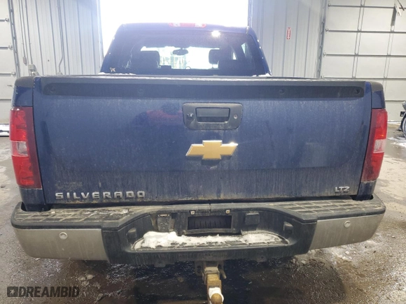 2012 Chevrolet Silverado 1500 LTZ with VIN 3GCPKTE7XCG303903, listed as a Copart auction lot 89183585 with 138,124 mi miles and Salvage Title. Bid and sale history available at carsss.com. Image 6.