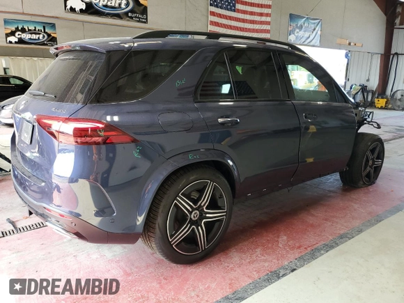 2024 Mercedes-Benz GLE 350 with VIN 4JGFB4FB3RB093274, listed as a Copart auction lot 63990805 with 18,337 mi miles and Salvage title. Bid and sale history available at DreamBid. Image 3.