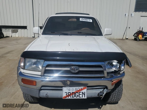 1998 Toyota 4Runner with VIN JT3GN87R6W0082865, listed as a Copart auction lot 49490015 with 411,722 mi miles and Salvage Title. Bid and sale history available at carsss.com. Image 5.
