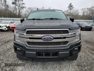 2018 Ford F-150 XL with VIN 1FTEW1EG0JFE35423, listed as a Copart auction lot 48533525 with 96,045 mi miles and Salvage Title. Bid and sale history available at carsss.com. Image 5.