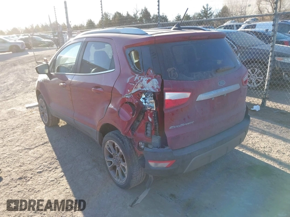 2019 Ford EcoSport Titanium z VIN MAJ6S3KL4KC271163, wystawiony jako IAAI lot #41674086 z przebiegiem 117 265 mil mil oraz . Historia ofert i sprzedaży dostępna na DreamBid. Obrazek 3.