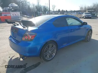 2010 Scion tC with VIN JTKDE3B78A0315248, listed as a IAAI auction lot 41442648 with 125,037 mi miles. Bid and sale history available at carsss.com. Image 4.