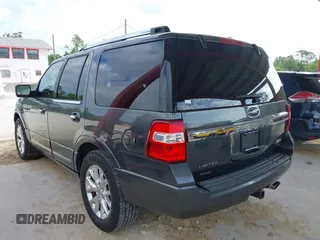 2016 Ford Expedition Limited with VIN 1FMJU1KT3GEF32969, listed as a IAAI auction lot 42011508 with 160,415 mi miles and . Bid and sale history available at DreamBid. Image 3.