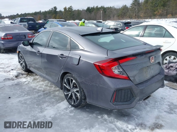 2017 Honda Civic Sedan Si with VIN 2HGFC1E50HH701190, listed as a IAAI auction lot 41623930 with 145,023 mi miles. Bid and sale history available at carsss.com. Image 3.