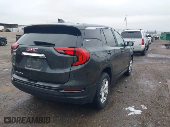2021 GMC Terrain SLE with VIN 3GKALMEV5ML327711, listed as a IAAI auction lot 41173264 with 103,507 mi miles and . Bid and sale history available at carsss.com. Image 4.