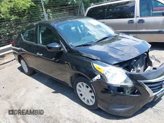 2019 Nissan Versa S Plus with VIN 3N1CN7AP2KL805851, listed as a IAAI auction lot 42733981 with 79,960 mi miles and . Bid and sale history available at DreamBid. Image 1.