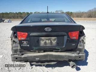 2010 Kia Forte SX with VIN KNAFW4A33A5230724, listed as a Copart auction lot 46979805 with 108,657 mi miles and Salvage Title. Bid and sale history available at carsss.com. Image 6.