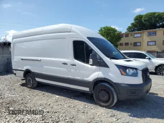 2021 Ford Transit Cargo with VIN 1FTBR3X83MKA58920, listed as a Copart auction lot 59946095 with 65,655 mi miles and Salvage title. Bid and sale history available at DreamBid. Image 4.