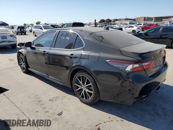 2021 Toyota Camry SE Nightshade with VIN 4T1G11AK9MU537168, listed as a Copart auction lot 77656134 with 78,594 mi miles and Salvage Title. Bid and sale history available at carsss.com. Image 2.