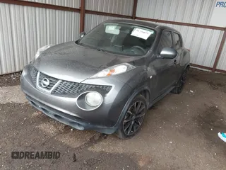 2013 Nissan Juke S with VIN JN8AF5MR5DT211681, listed as a IAAI auction lot 41720875 with 66,329 mi miles. Bid and sale history available at carsss.com. Image 2.