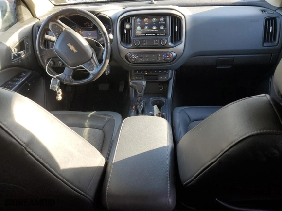 2021 Chevrolet Colorado 4WD Z71 with VIN 1GCGTDENXM1240416, listed as a Copart auction lot 87875155 with 100,981 mi miles and Salvage Title. Bid and sale history available at carsss.com. Image 8.