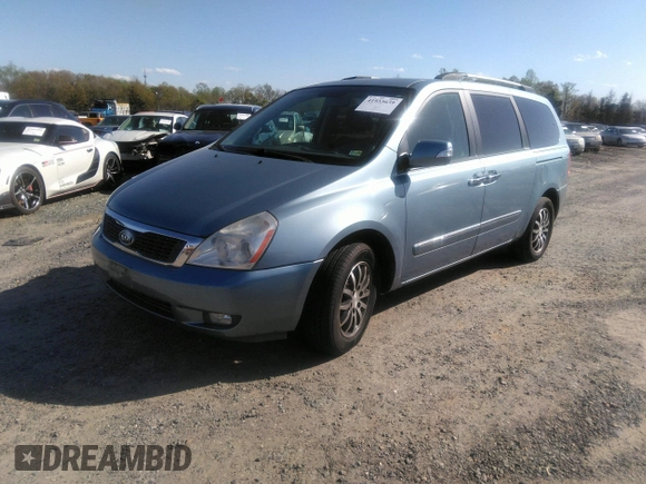 2012 Kia Sedona EX with VIN KNDMH4C70C6420031, listed as a IAAI auction lot 41933639 with 108,130 mi miles. Bid and sale history available at carsss.com. Image 17.
