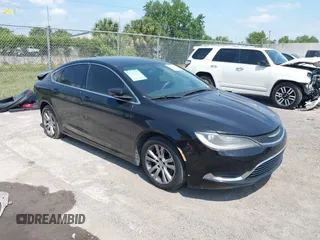 2016 Chrysler 200 Limited with VIN 1C3CCCAB6GN120215, listed as a IAAI auction lot 42084904 with 118,912 mi miles. Bid and sale history available at carsss.com. Image 1.