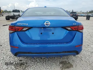 2022 Nissan Sentra SV with VIN 3N1AB8CV7NY253708, listed as a Copart auction lot 50568645 with 48,567 mi miles and Non Repairable. Bid and sale history available at carsss.com. Image 6.