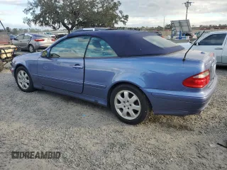 2001 Mercedes-Benz CLK 320 with VIN WDBLK65G01T072153, listed as a Copart auction lot 80284874 with Not Provided miles and Salvage Title. Bid and sale history available at DreamBid. Image 2.